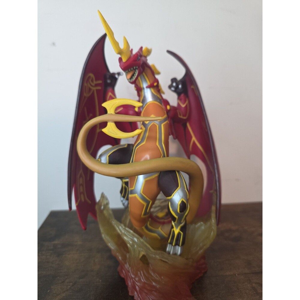 Bakugan Dragonoid 9" Action Figure Statue Fire Base Red 2009 Spin Master